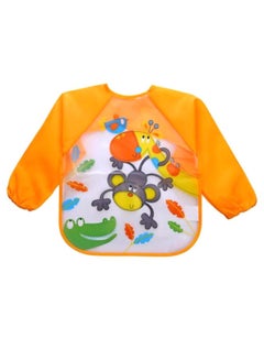 Cartoon Printed Waterproof Sleeved Bib