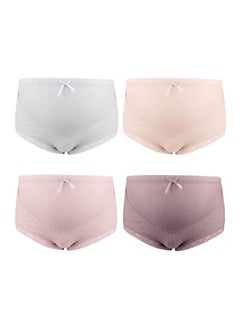 4-Piece Maternity Underwear Wo Over Bump Maternity Panties Multicolour - v1577946819/N30748598V_1