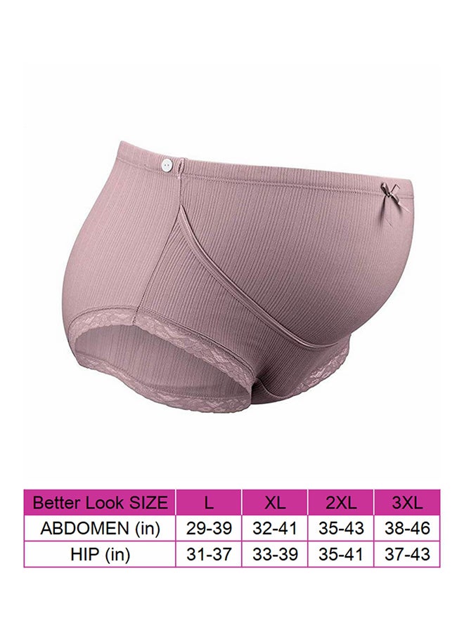 Better Look - 4-Piece Maternity Underwear Wo Over Bump Maternity Panties Multicolour - Image 1