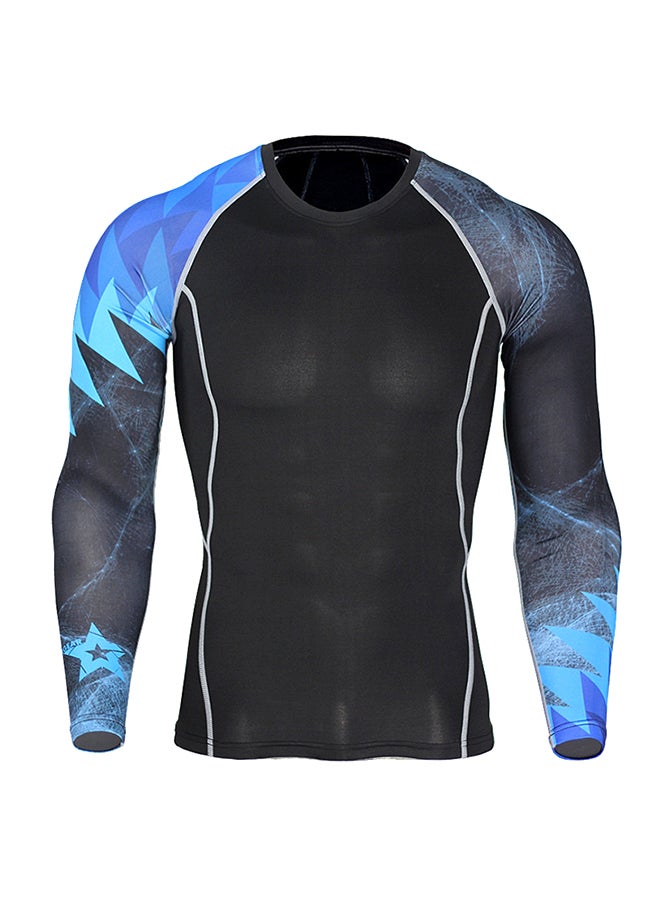 Winter Outdoor Activities Tight Printing Jacket Multicolour  - Image 1