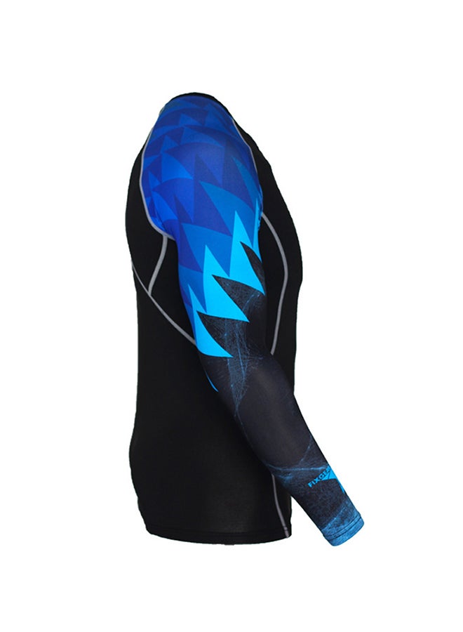 Winter Outdoor Activities Tight Printing Jacket Multicolour  - Image 4