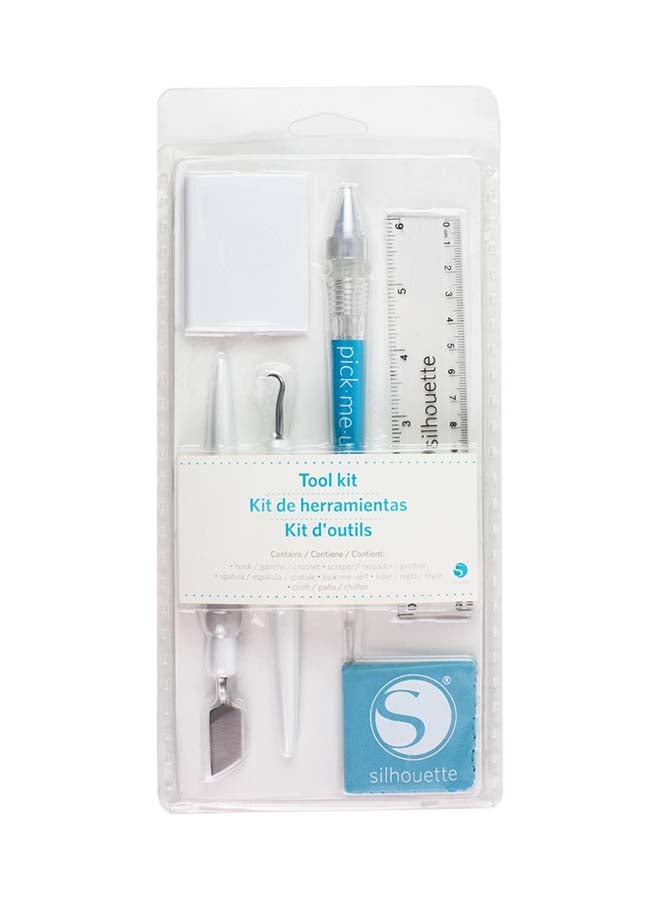 Silhouette - 6 Piece Craft Tool Kit Blue/White - Image 1