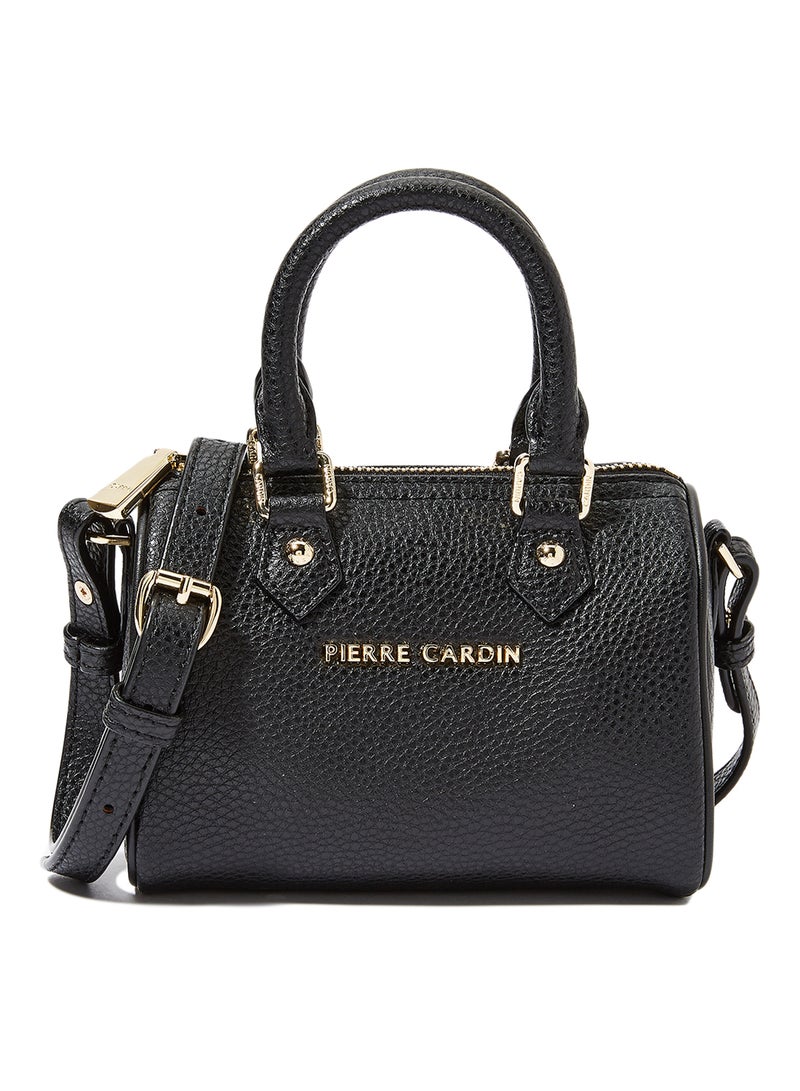 pierre cardin - Handbag With Leather Chain Black - Image 1