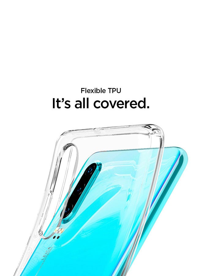 Spigen - Liquid Crystal Case Cover For Huawei P30 6.1Inch Crystal Clear - Image 1