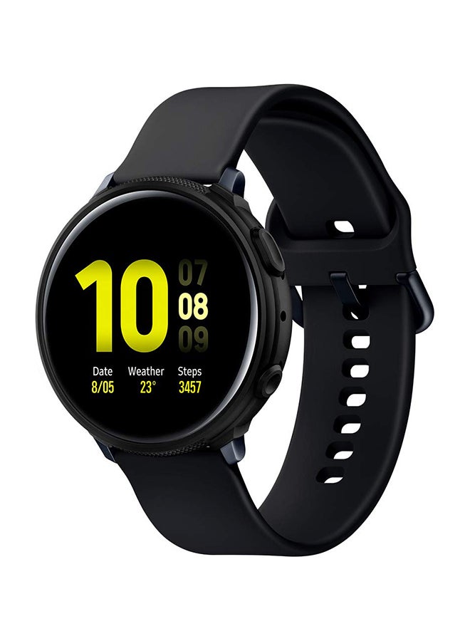 Spigen - Liquid Air Protective Cover Case For Samsung Galaxy Watch Active 2 Matte Black - Image 1