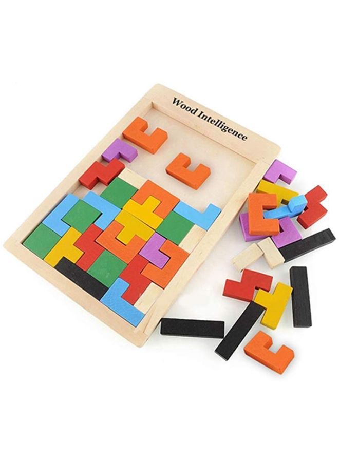 Childrens Tetris Building Block Puzzle Toy 27 x 18 x 1.2centimeter - Image 2
