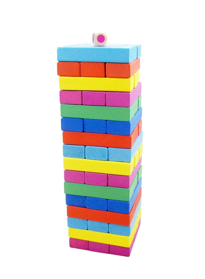 ماركة غير محددة مكعبات لعبة Jenga خشبية مكونة من 48 قطعة  - Image 1