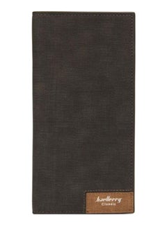 baellerry Classic Faux Leather Bifold Wallet Black  - Image 1
