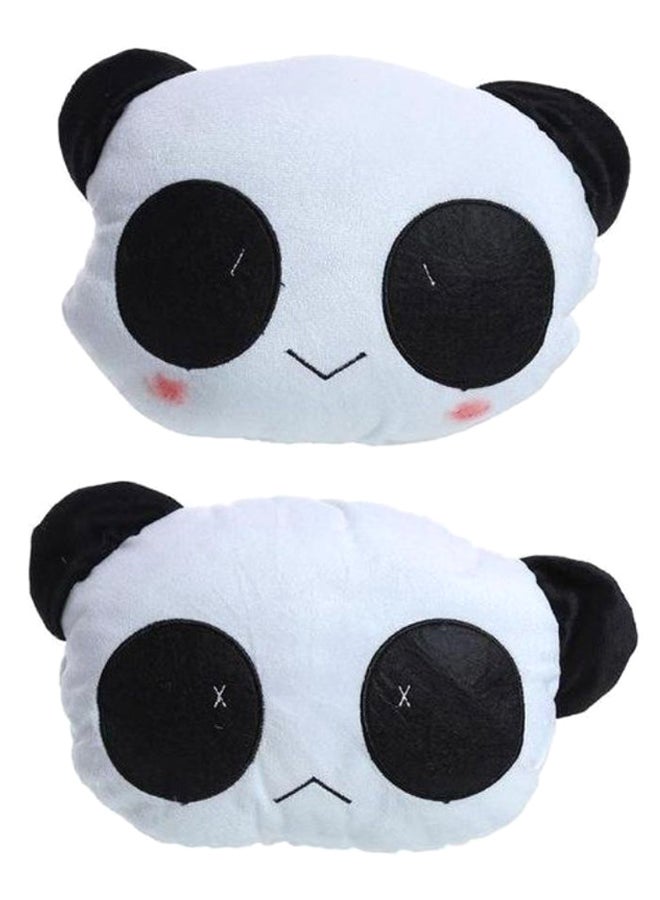 2-Piece Cartoon Panda Neck Cushion Pillow Set