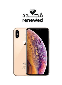 Renewed - iPhone XS Max Dual SIM 256GB Gold 4G With Facetime