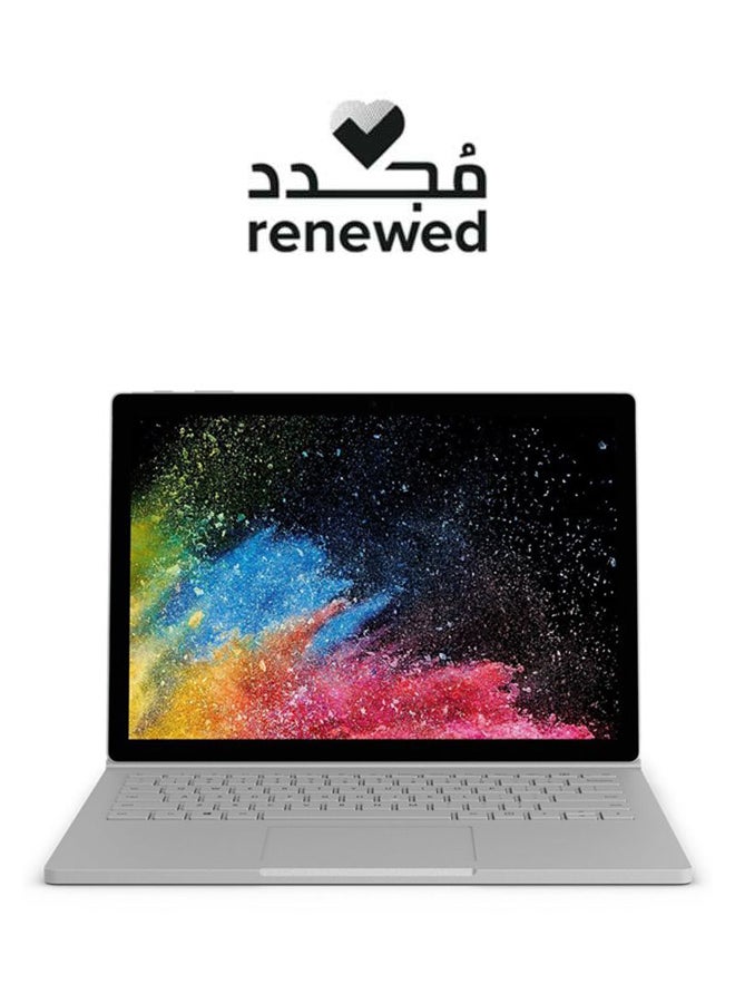Microsoft Renewed - Surface Book 2 13.5-Inch Display, Core i5 Processor/8GB RAM/256GB SSD/Intel HD Graphics 620 - 2017 Silver - Image 1