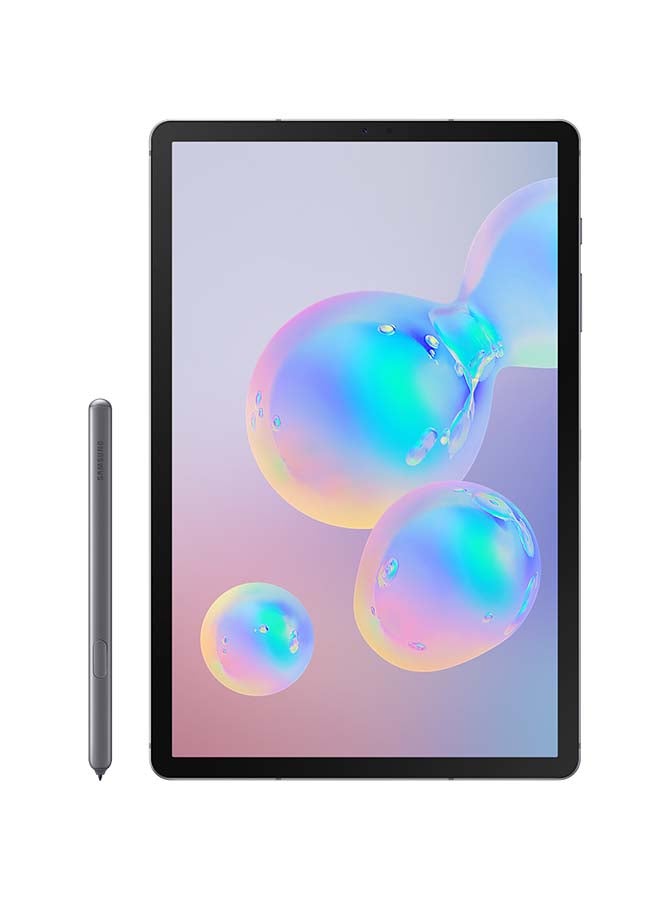 Samsung - Galaxy Tab S6 10.5-Inch, 128GB, Wi-Fi, 4G LTE, Grey - Image 1