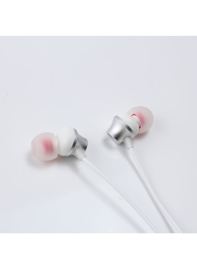 budi Wired In-Ear Headphones With Remote And Mic White - Image 3