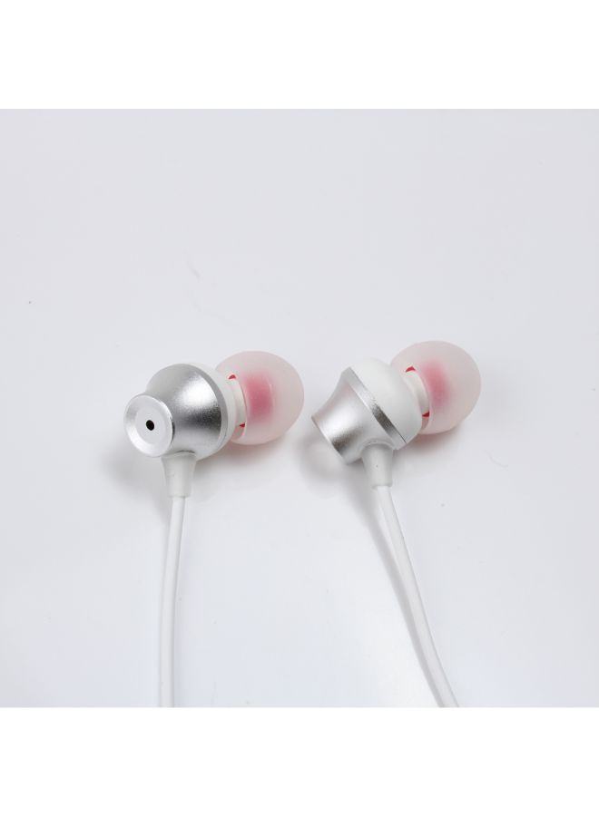 budi Wired In-Ear Headphones With Remote And Mic White - Image 2