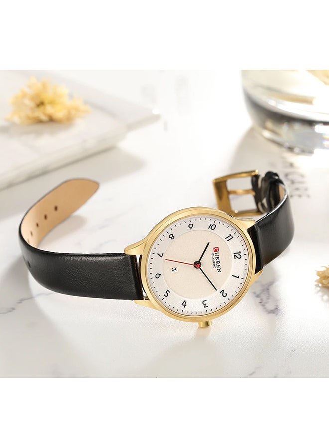 CURREN - girls Leather Analog Wrist Watch C9035L-4 - Image 1