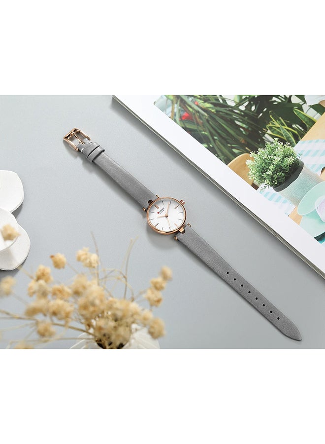 CURREN - girls Leather Analog Wrist Watch C9038L-3 - Image 1