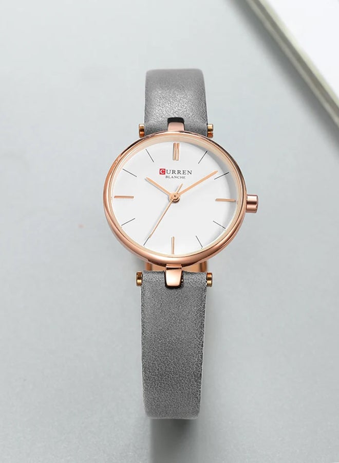 CURREN - girls Leather Analog Wrist Watch C9038L-3 - Image 1