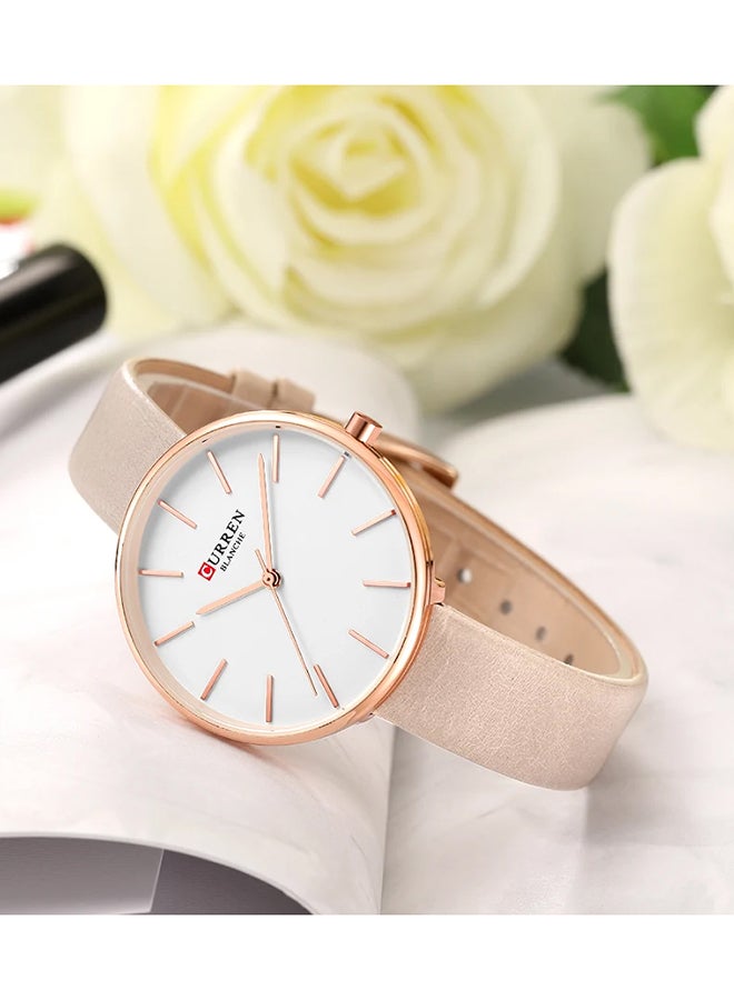 CURREN - girls Leather Analog Wrist Watch C9042L-3 - Image 1