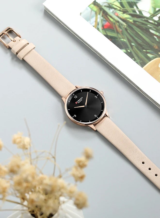 CURREN - girls Leather Analog Wrist Watch C9039L-1 - Image 1