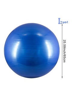 Generic Anti Burst Gym Exercise Ball With Air Pump  - Image 2