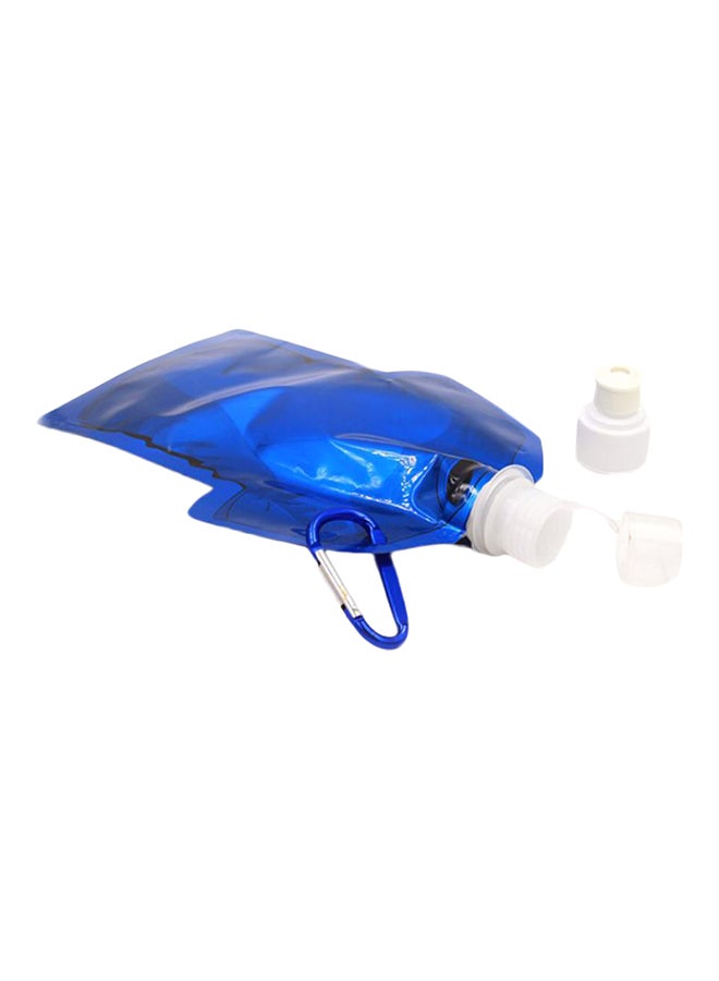 Generic Foldable T-Shirt Shaped Water Bottle With Carabiner 480ml  - Image 2