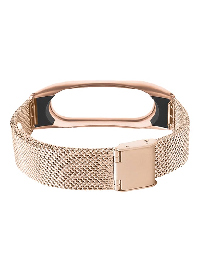 Replacement Strap For Xiaomi Mi Band 2 Rose Gold - Image 2