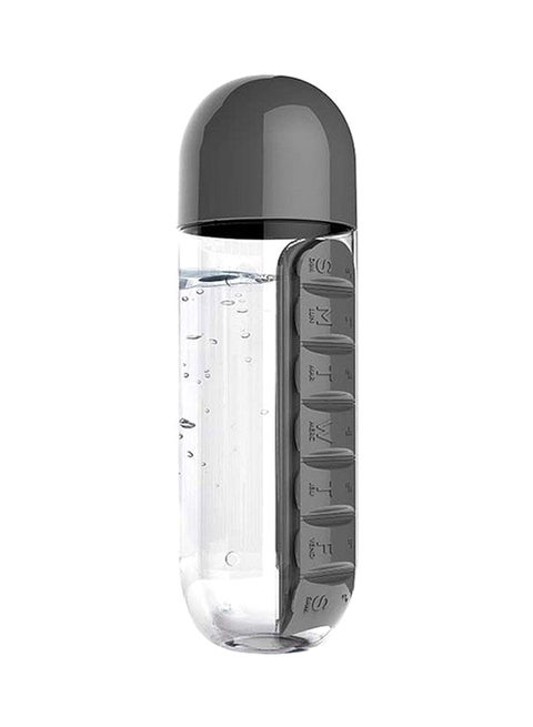 Water Bottle With Pill Organizer 680ml