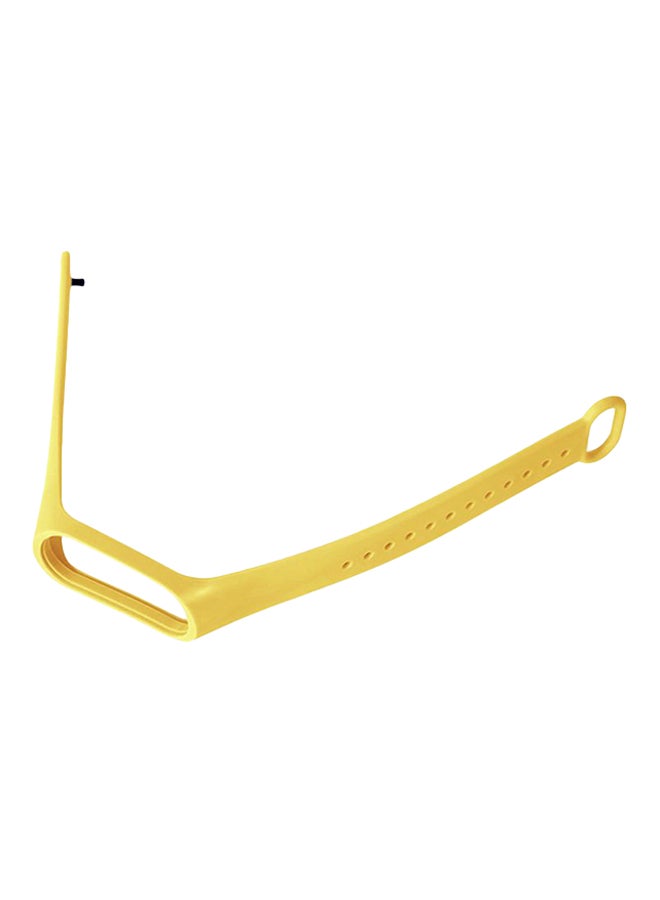 Voberry Replacement Band For Xiaomi Mi Band 3 Yellow  - Image 4