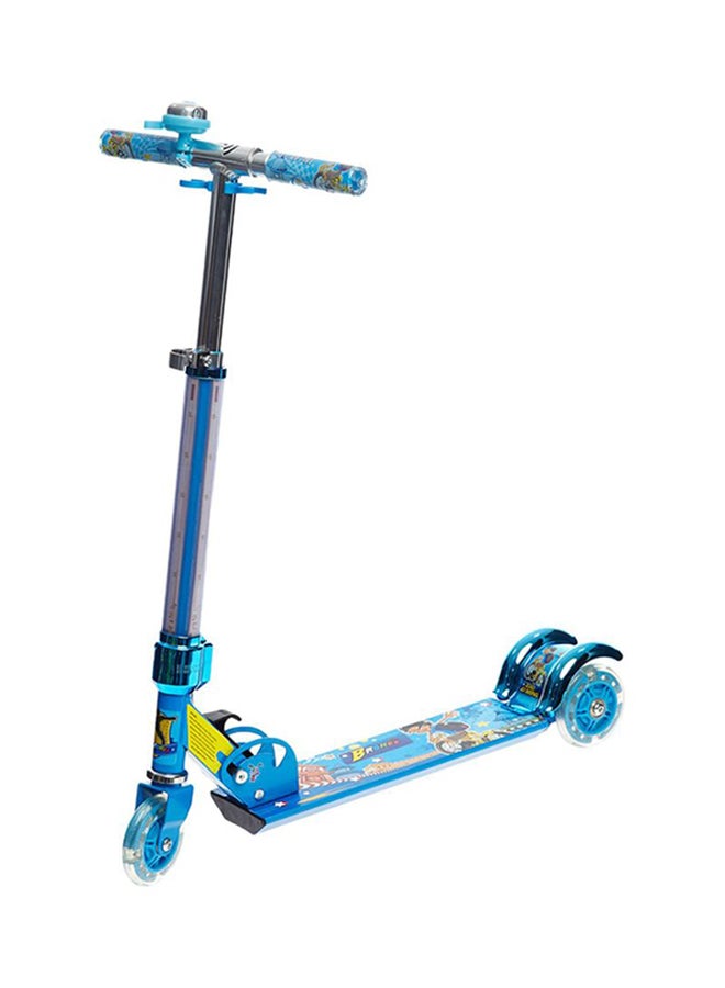 3-Wheel Kick Scooter In Blue Authentic Durable For Your Little One With Non Grip Handle Blue  - Image 1