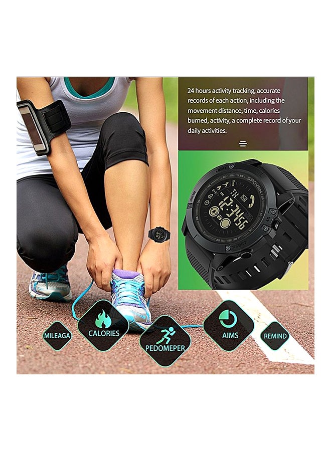 Spovan Outdoor Digital Smart Sport Watch For Men With Pedometer Wrist Watch Blue - Image 3