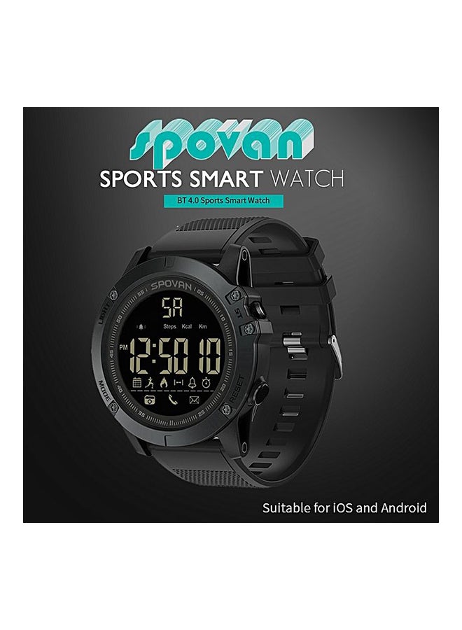 Spovan Outdoor Digital Smart Sport Watch For Men With Pedometer Wrist Watch Blue - Image 2