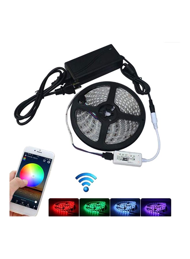 5050 Rgb Wifi LED Soft Light Strip Ribbon Tape Lamp Remote Wireless Controller Lights Strips Kit