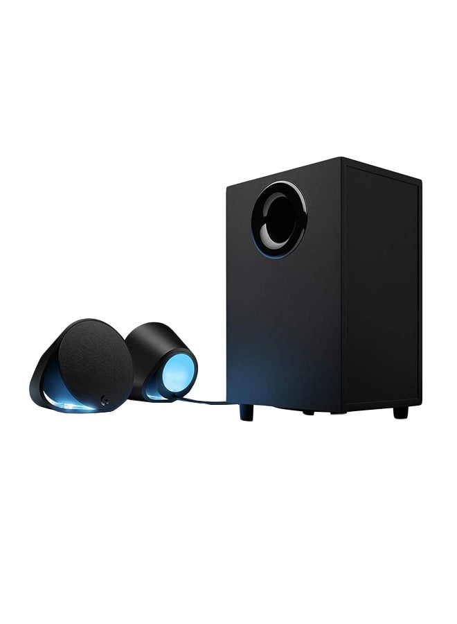 لوجيتيك مكبر صوت ألعاب للكومبيوتر مع إضاءة RGB تعمل وفق اللعبة G560 أسود - Image 1