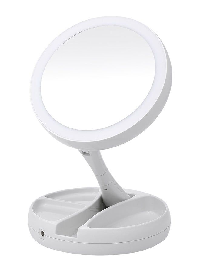LED Lighted Makeup Mirror White - Image 1