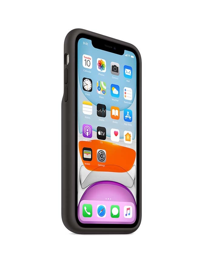 Apple - Smart Battery Case For Apple iPhone 11 Black - Image 1