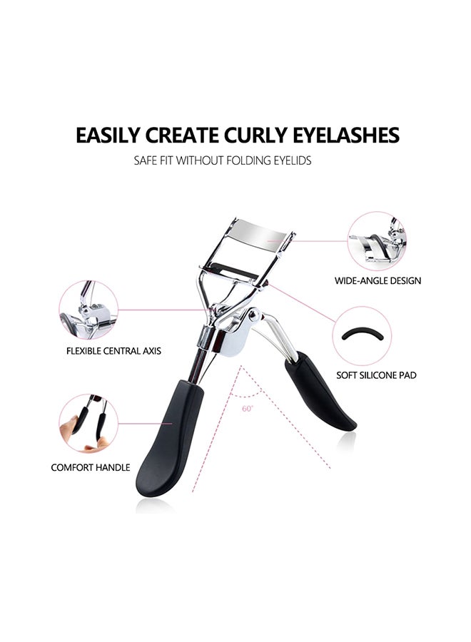 أداة مكياج محمولة لتجعيد الرموش، ثلاثية الأبعاد سريعة ومتينة أسود - Image 3