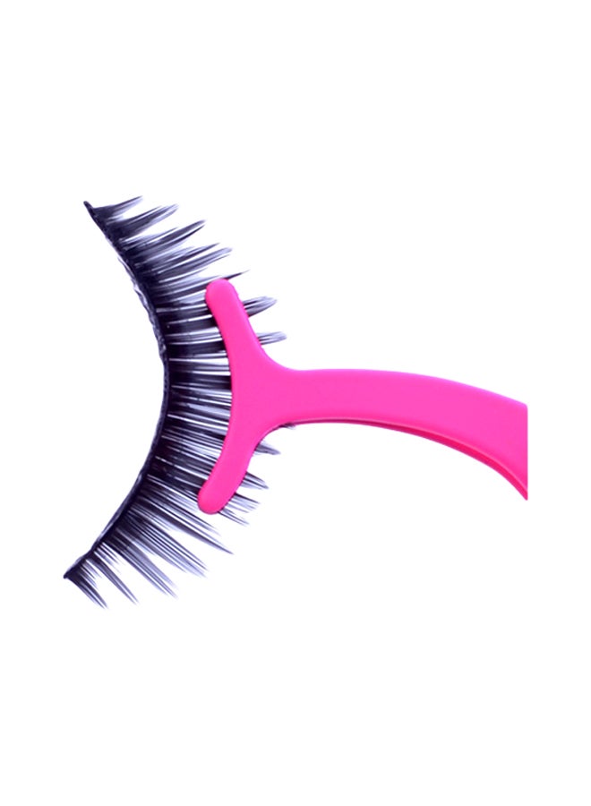 Multifunctional Artificial Eyelash Curler Makeup Tool Pink - Image 2