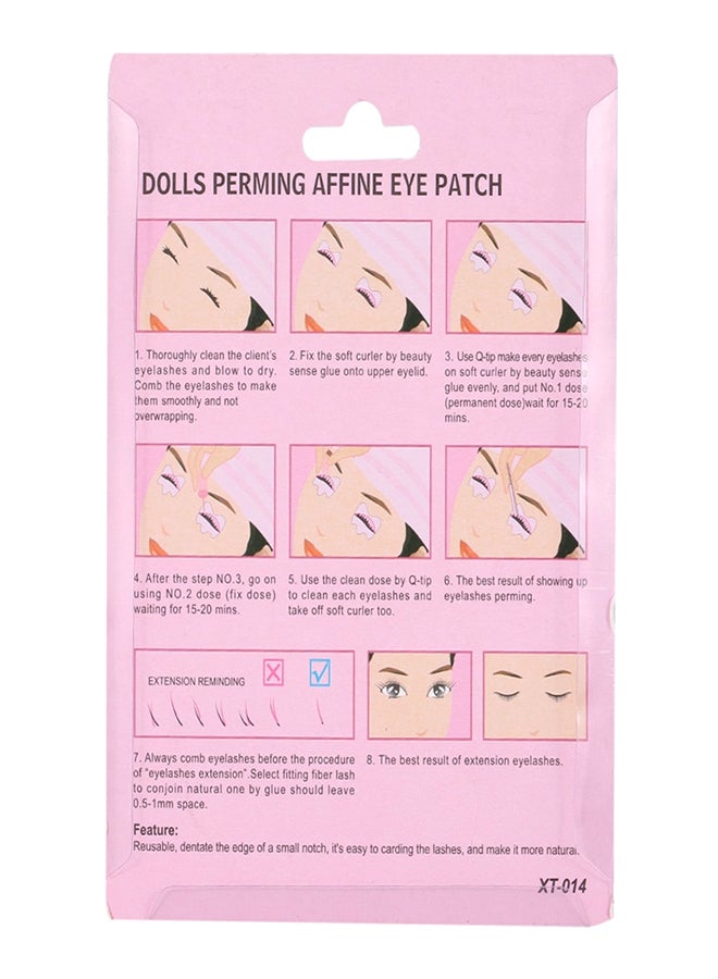 Generic 5 Pairs Eyelash Shield Pads Perming Lifting Pink - Image 3