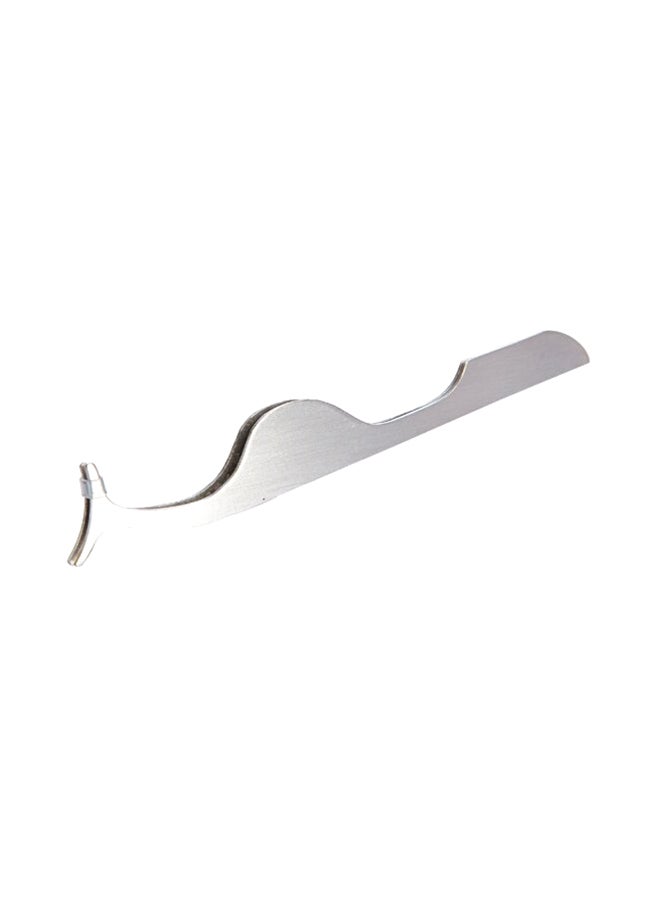 Generic False Eyelashes Special Clip Tweezer Silver - Image 2