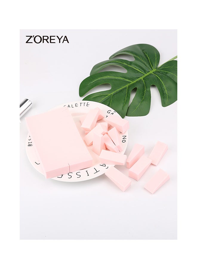 24-Piece Sponges Puffs Makeup Tool Kit Pink - Image 2