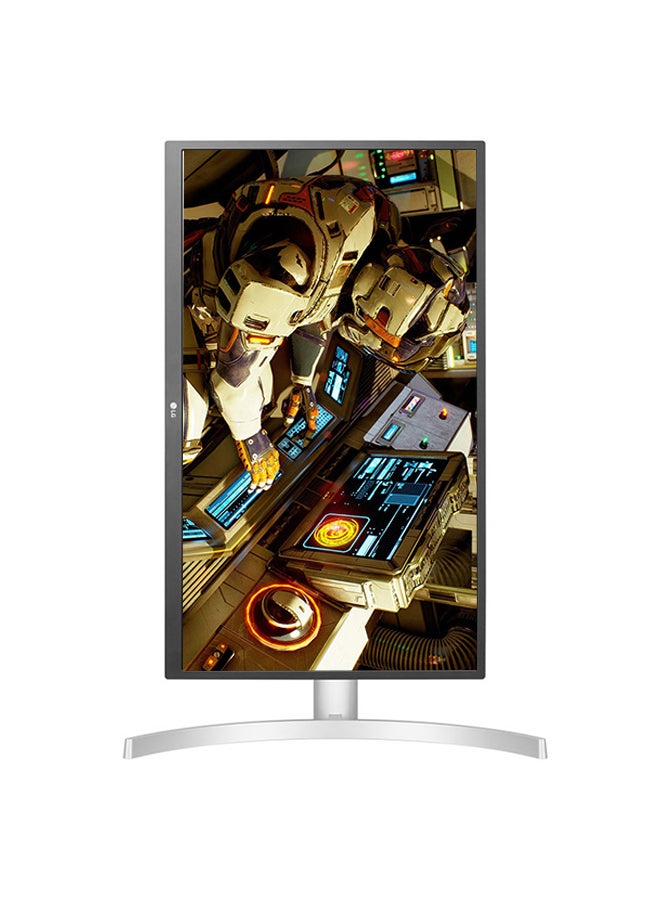 LG - 27UL550-W 27 inch IPS LED UHD Monitor With 60Hz, AMD FreeSync and HDMI White - Image 1