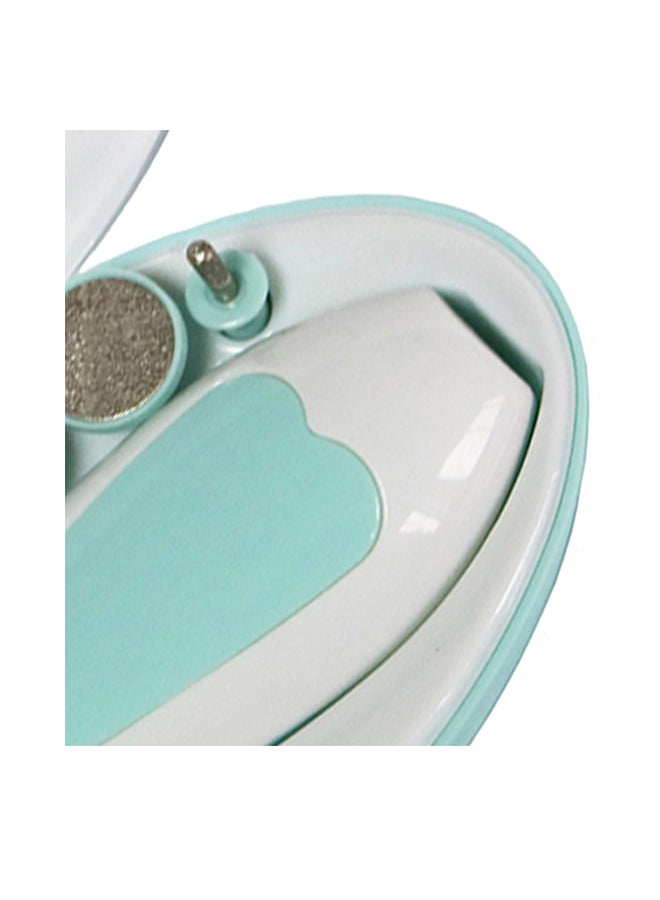 Portable Baby Safety Armor Manicure Nail Polisher Blue/White - Image 2