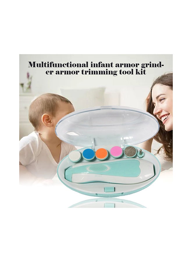 Portable Baby Safety Armor Manicure Nail Polisher Blue/White - Image 4
