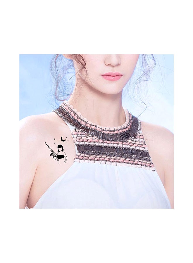 ملصقات تاتو للاستخدام مرة واحدة بتصميم مميز وبسيط وغير مضر بالبيئة متعدد الألوان - Image 2