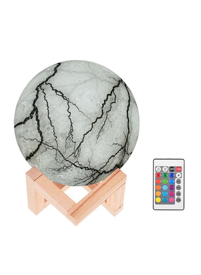 3D Printed USB Rechargeable Moon Lamp With Touch Control Multicolour 5.9inch - Image 1