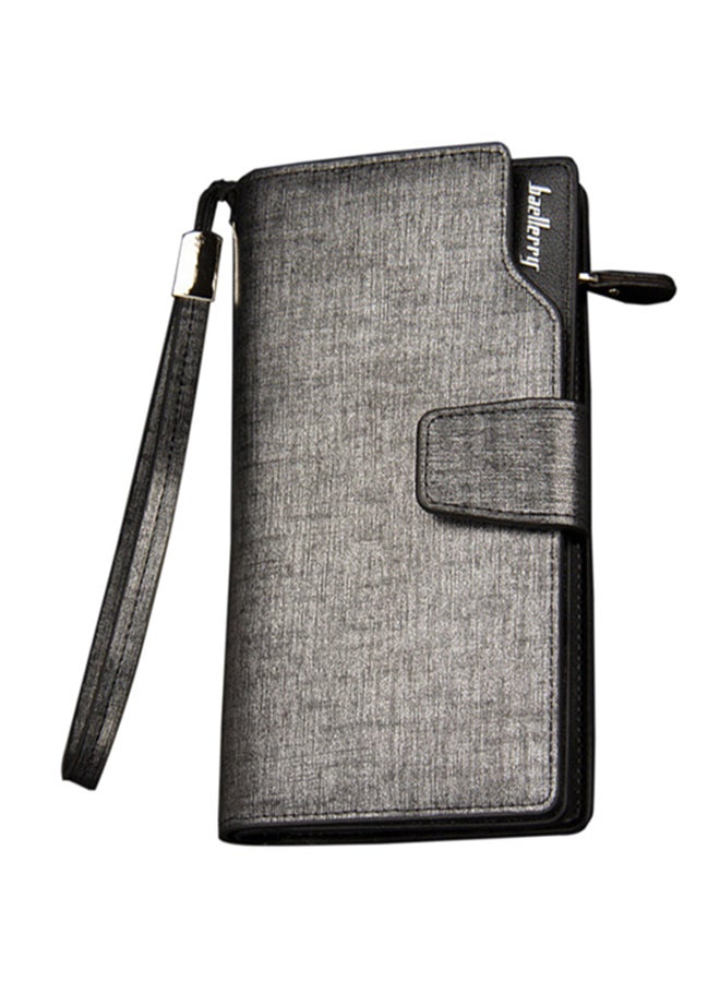 baellerry - PU Leather Credit Card Holder One Sizecm Silver - Image 1