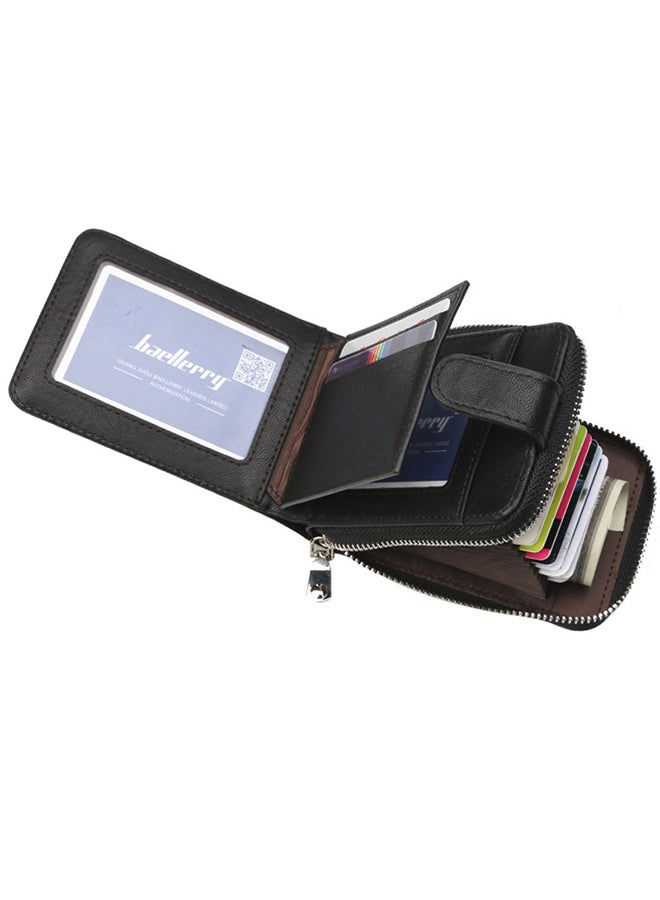 baellerry PU Leather Business Money Clip Wallet Black  - Image 3