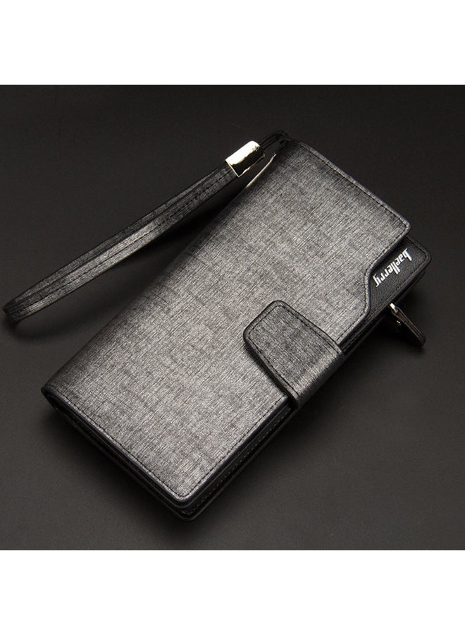baellerry - PU Leather Credit Card Holder One Sizecm Silver - Image 1