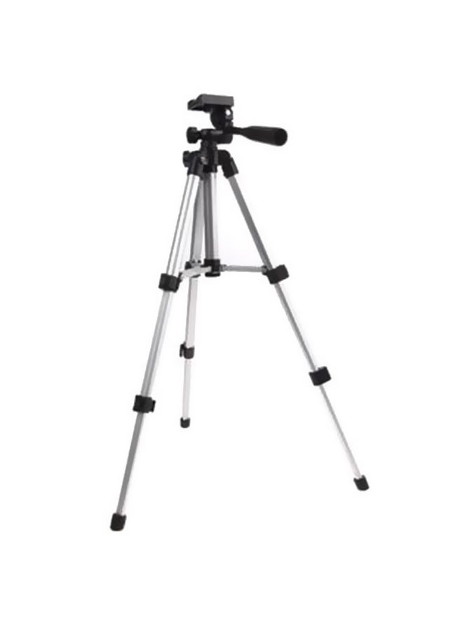 Portable Tripod For Camera Silver/Black - Image 1