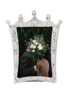 TOOARTS Handmade Decorative Photo Frame Silver 25.00x2.50x15.49cm  - Image 1